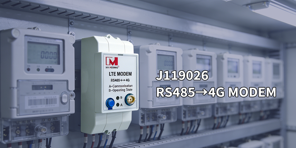 Din Rail RS485 to 4G LTE Communication converter with up to 128 devices for IOT Save Cost