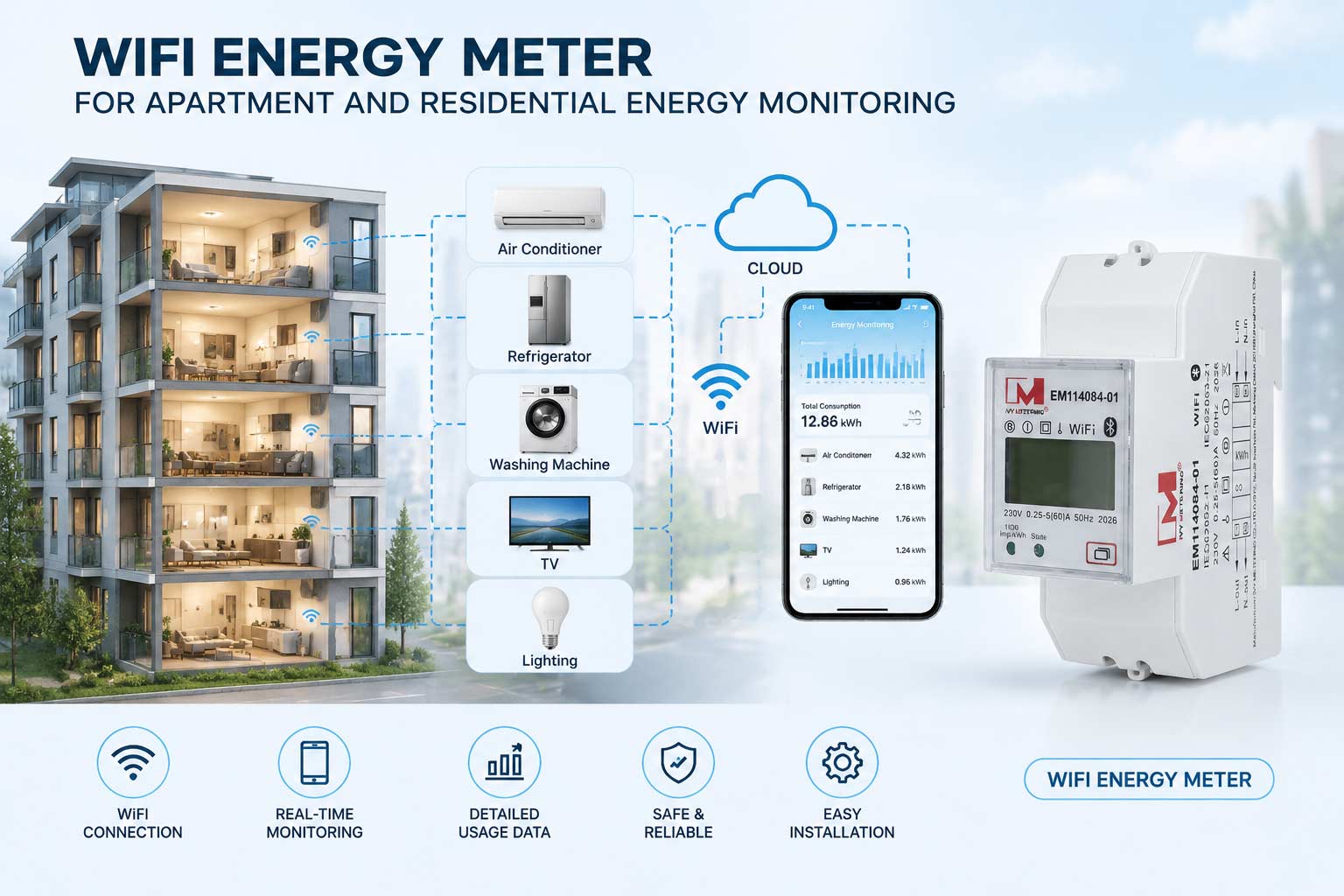 How to Choose a WiFi Energy Meter for Rental Properties