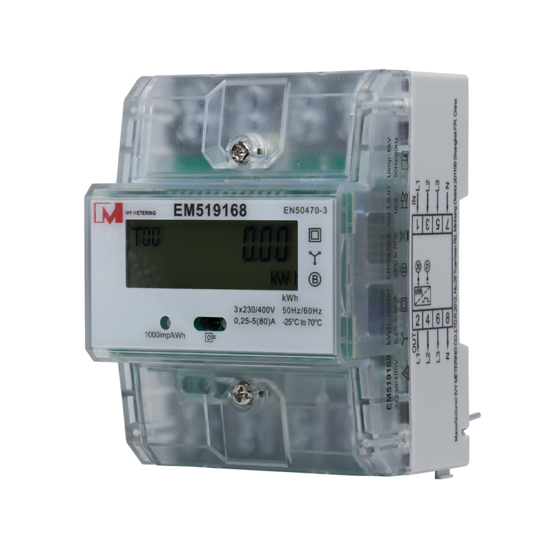 3 Phase DIN Rail Bi-directional Energy Meters