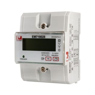 MID Approved Three Phase RS485 Modbus CT Type Energy Meter