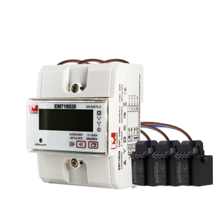 MID Approved Three Phase RS485 Modbus CT Type Energy Meter